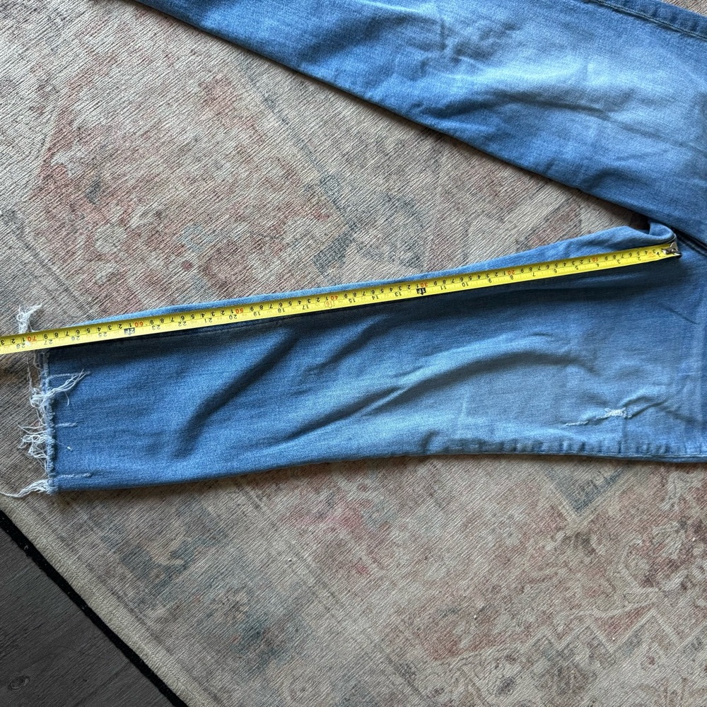 KUT from the Kloth Rachael Mom Jeans Raw Hem Retro Size 16 High Rise Button Fly - Picture 13 of 15